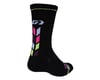 Image 2 for Louis Garneau Women's Merino 30 Socks (Black/Pink/Purple)